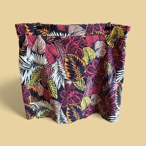 Rafaela Women’s XL Tropical Leaf Print Skirt Activewear Skort Golf Resort-wear